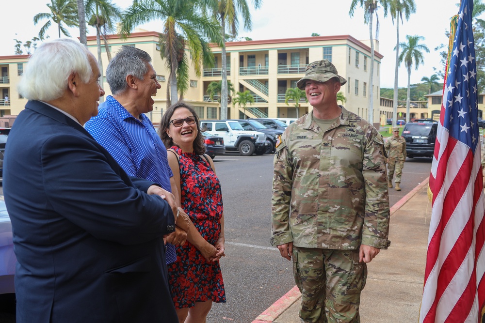 Medal of Honor Recipient Dwight Birdwell Returns to 3rd Squadron, 4th Cavalry Regiment, 25th Infantry Division