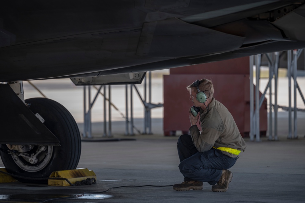 The 43d Fighter Squadron's final sting