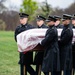 Military Funeral Honors with Funeral Escort are Conducted for U.S. Army Pfc. Francis P. Martin in Section 81