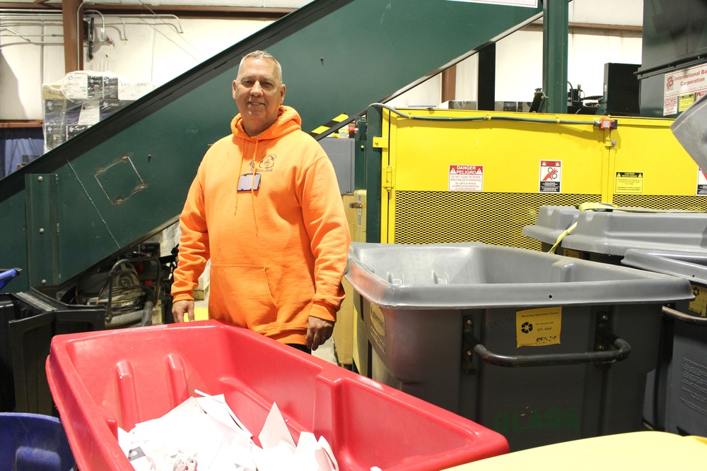 Arnold Recycling Center staff strive to educate base personnel, community about importance of recycling