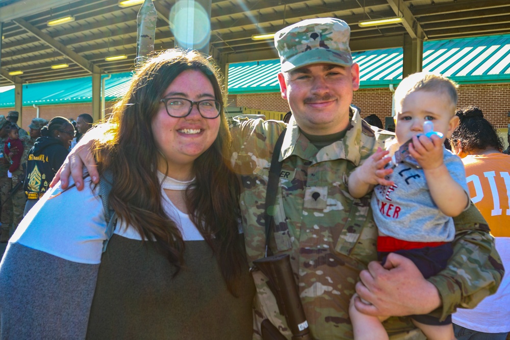 Provider Soldiers case their colors and deploy to the Middle East