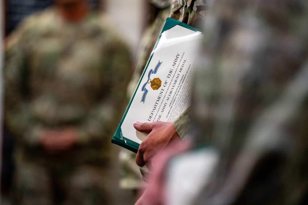 82nd Abn. Div. Cbrn Competiton Ceremony