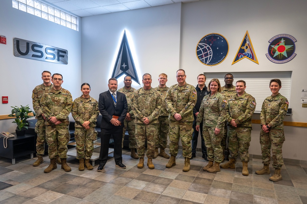 U.S. Space Commander, Gen. James H. Dickinson Visits Kirtland AFB