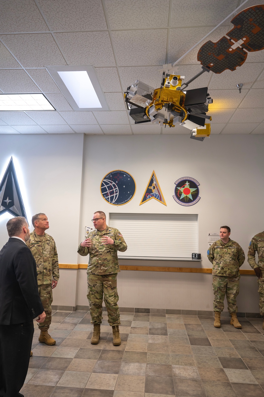 U.S. Space Commander, Gen. James H. Dickinson Visits Kirtland AFB