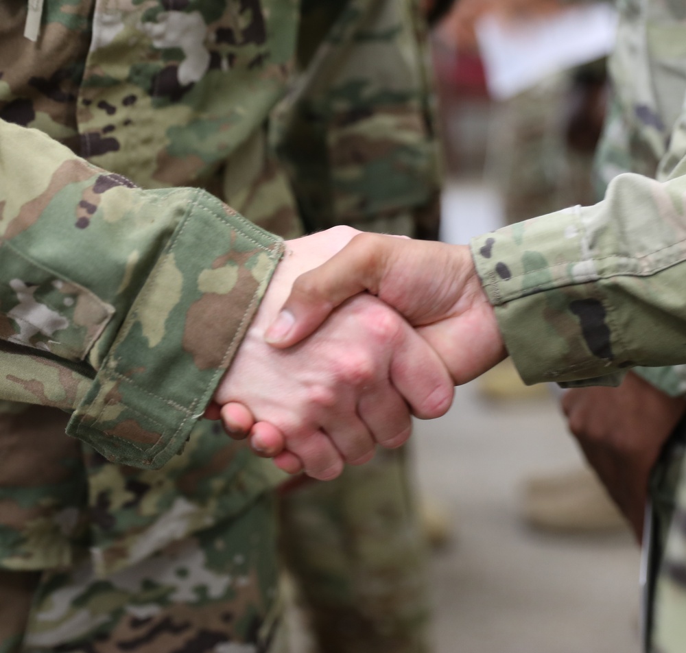 Soldiers Take Oath as New Citizens