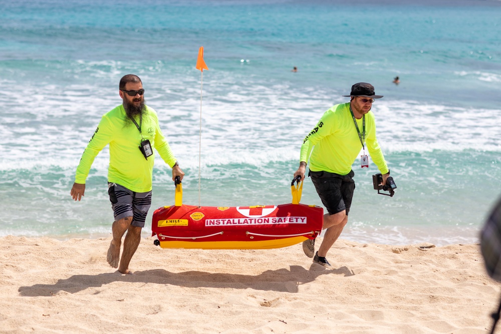 Marine Corps Base Hawaii Water Safety Demonstration