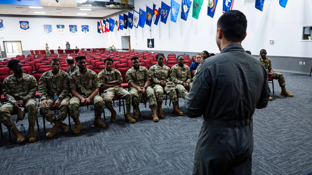 Tuskegee University AFROTC Cadets meet Barksdale Airmen