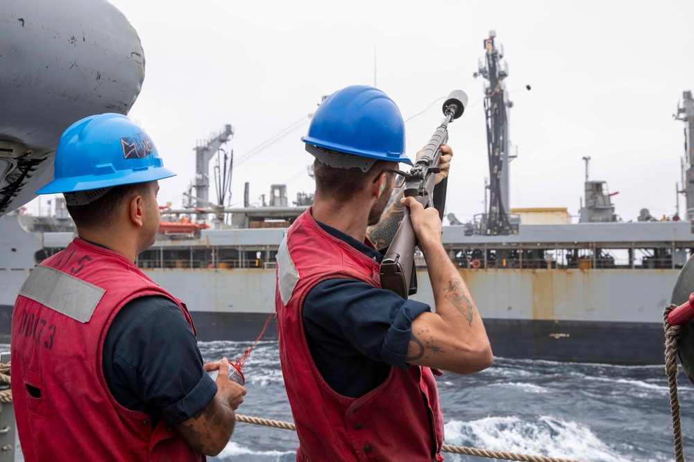 Decatur Replenishment-at-Sea with USNS John Ericsson