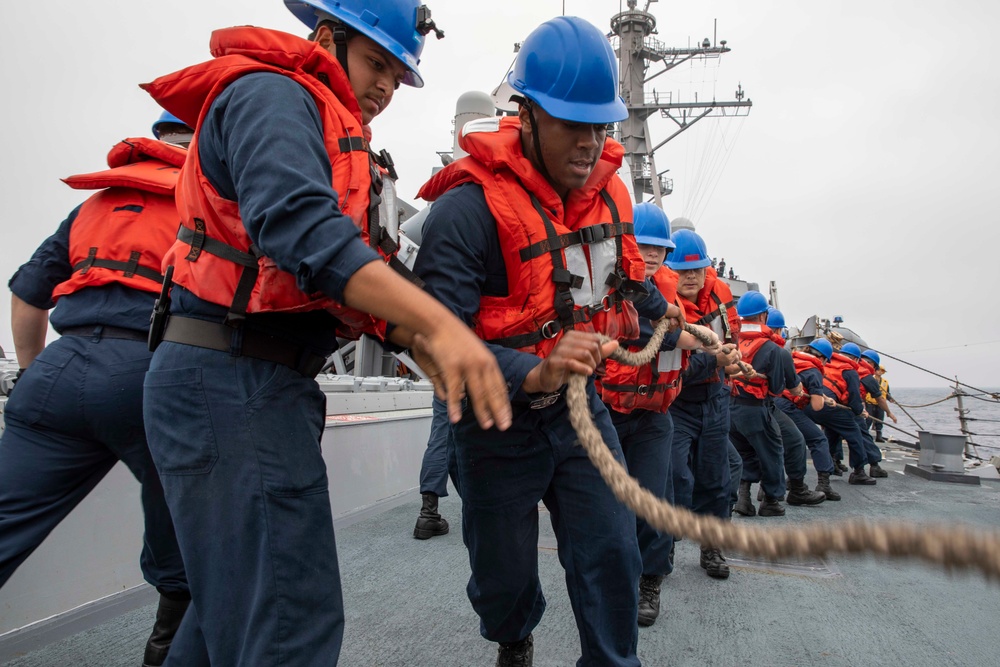 Decatur Replenishment-at-Sea with USNS John Ericsson