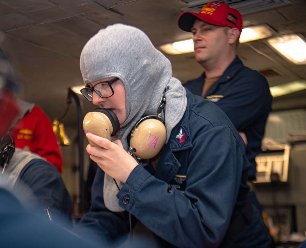 Nimitz Conducts General Quarters