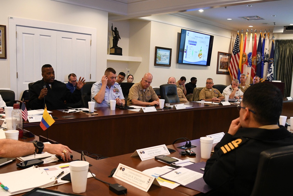 4th Fleet Conducts Maritime Staff Talks with Colombia