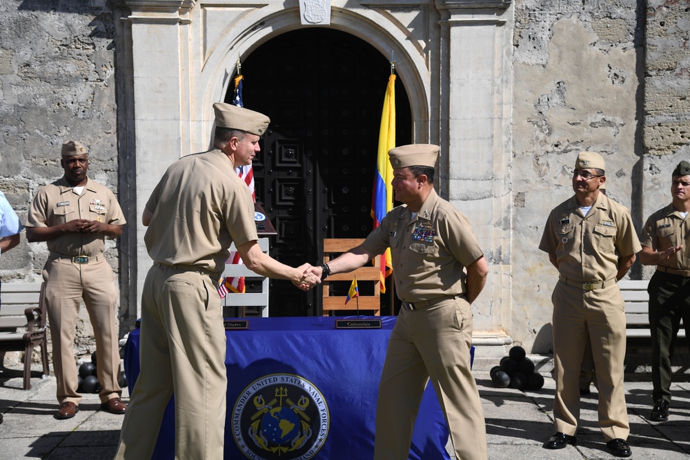 4th Fleet Conducts Maritime Staff Talks with Colombia