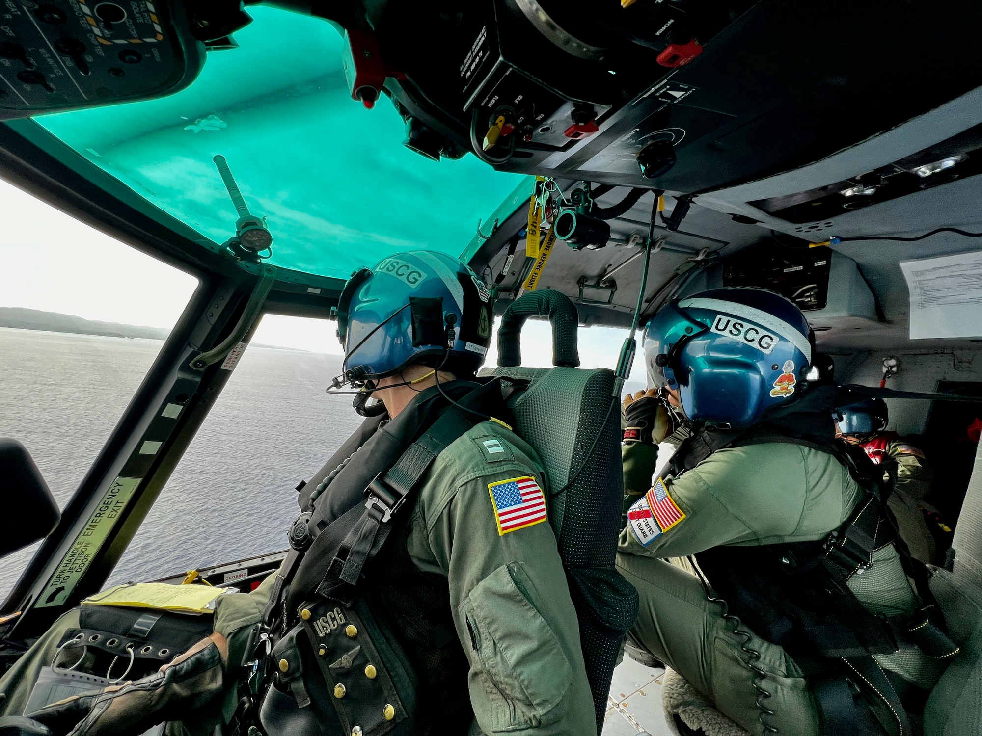 Us Coast Guard Helicopter Cockpit