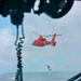 U.S. Coast Guard Dolphin helicopter crew trains in Guam