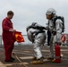 Wayne E. Meyer Aircraft Firefighting Drill