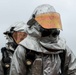 Wayne E. Meyer Aircraft Firefighting Drill