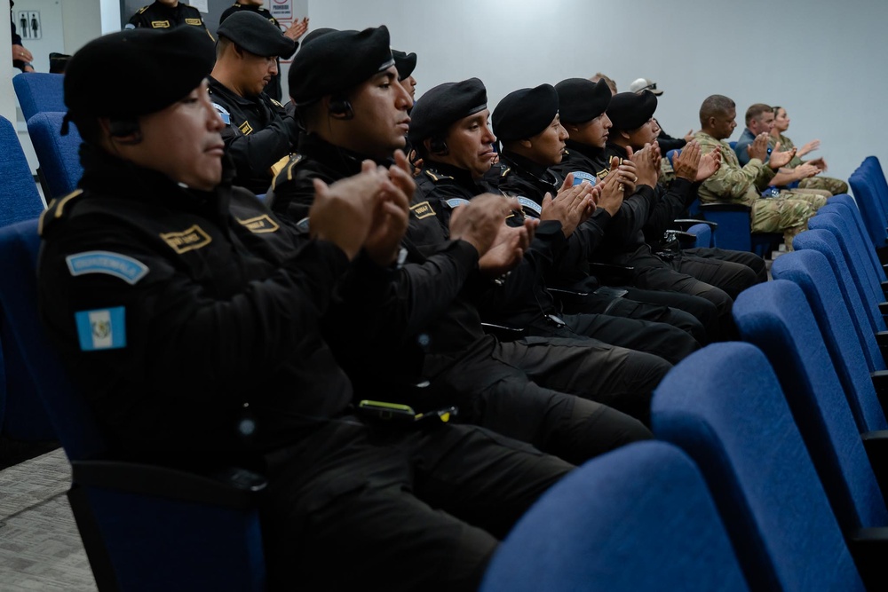 Guatemala, Honduras, and El Salvador's police officers successfully complete a 10 day intense Personnel Recovery Training through CENTAM Guardian 2023 Exercise