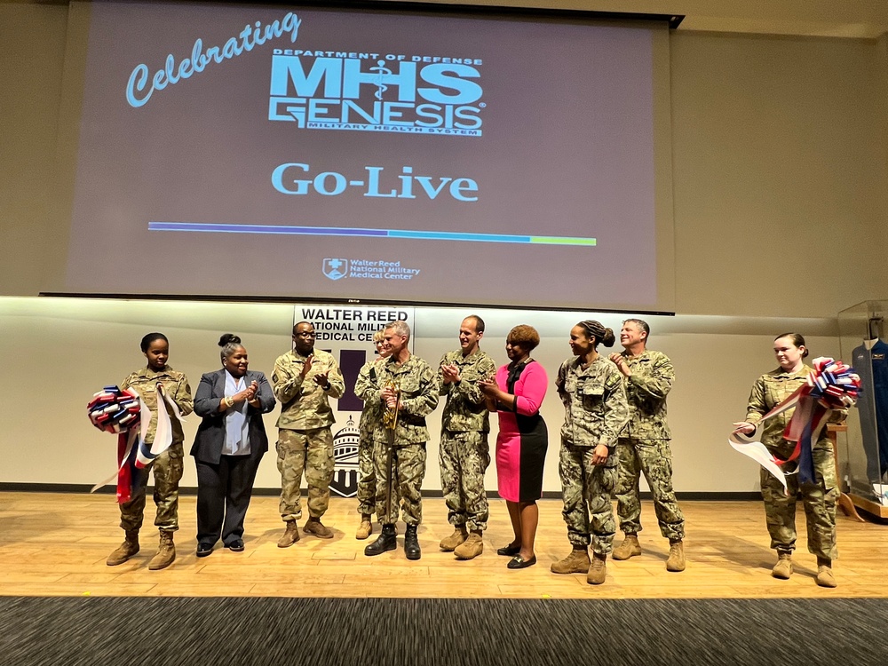 Walter Reed ‘flips the switch’ and welcomes MHS GENESIS
