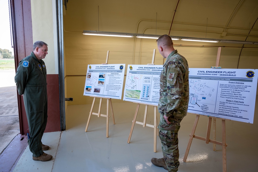 USAFE Commander Visits Morón Air Base