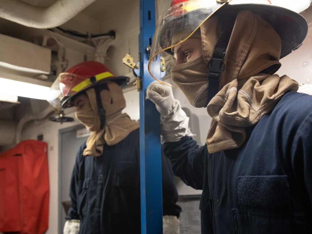 USS Farragut Underway Ops