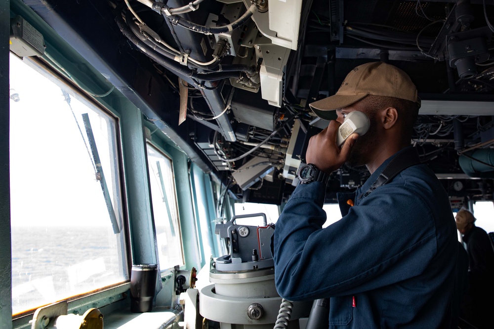 USS Farragut Underway Ops