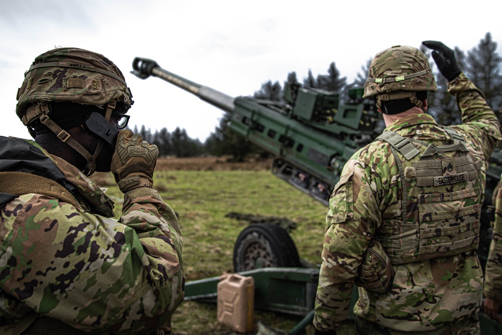 Exercise Dynamic Front M777A2 Dry Fire