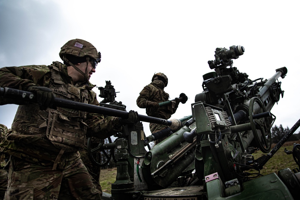 Exercise Dynamic Front M777A2 Dry Fire