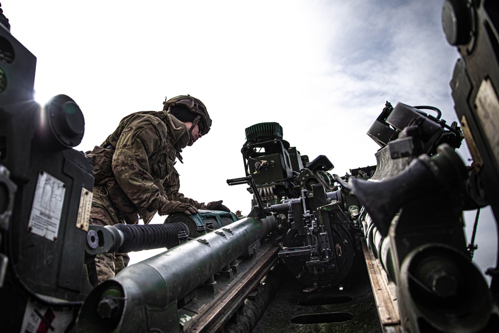 Exercise Dynamic Front M777A2 Dry Fire