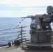 USS Ramage (DDG 61), fires the Mark 38 25mm