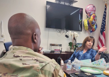 Garrison Commander strengths relationship with local school