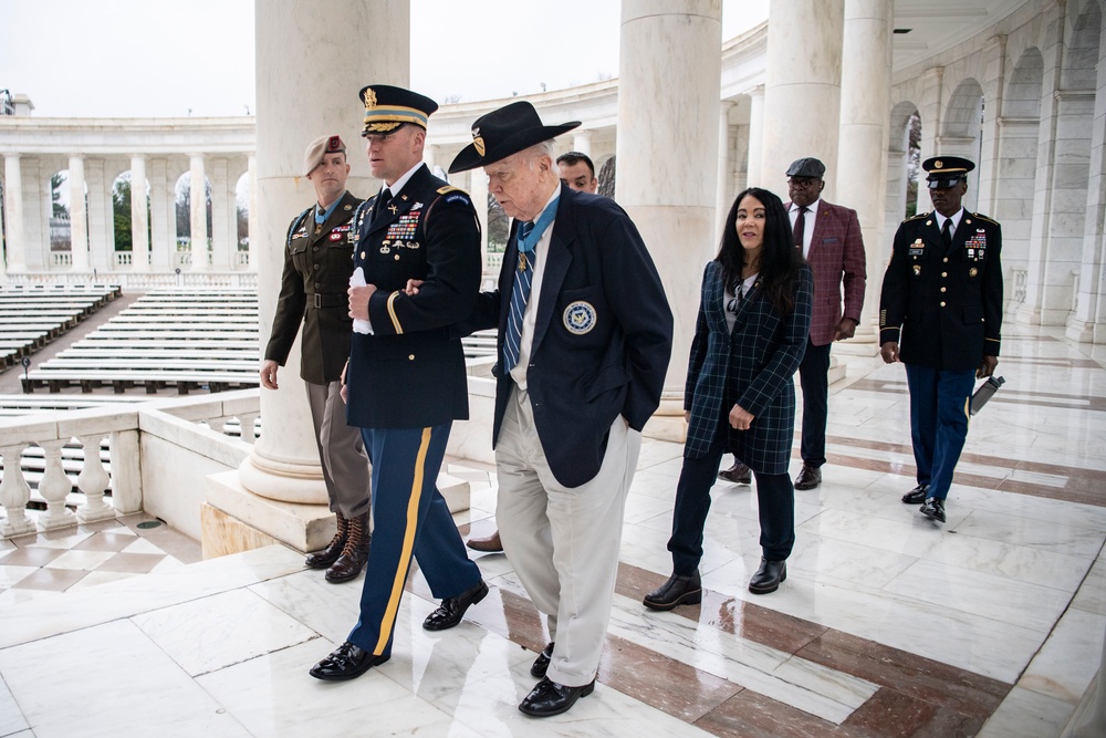 Medal of Honor Recipients Visit Arlington National Cemetery to Commemorate National Medal of Honor Day