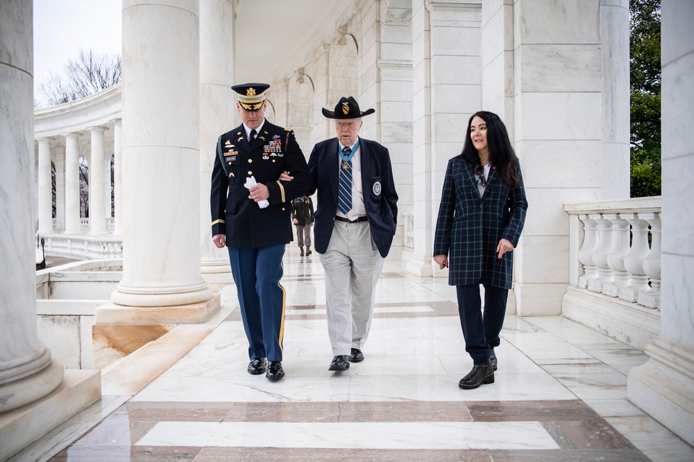 Medal of Honor Recipients Visit Arlington National Cemetery to Commemorate National Medal of Honor Day