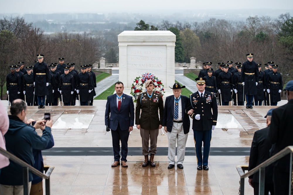 Medal of Honor Recipients Visit Arlington National Cemetery to Commemorate National Medal of Honor Day