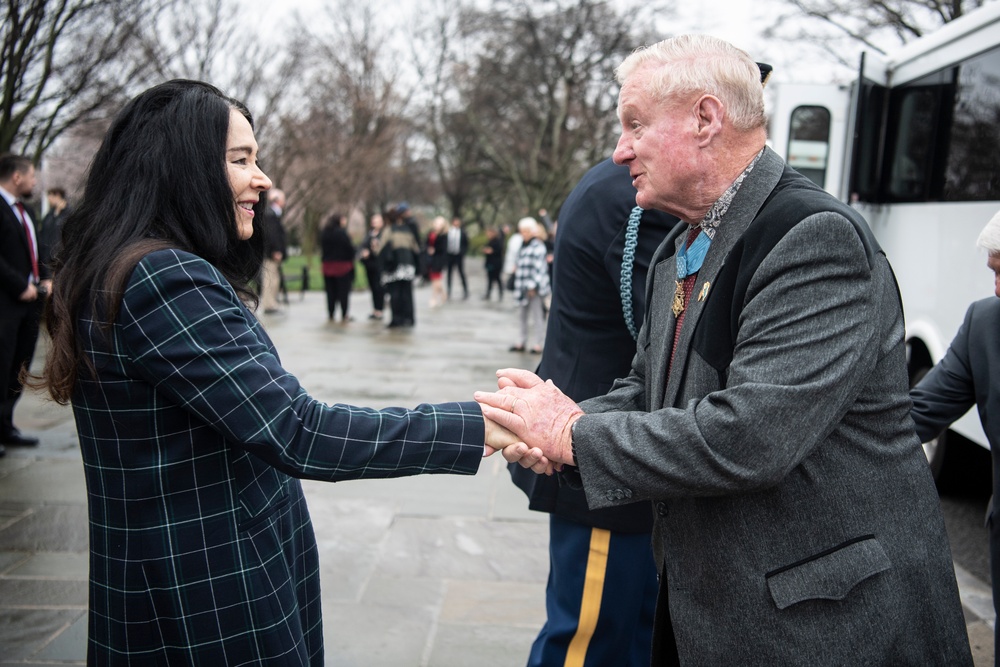 Medal of Honor Recipients Visit Arlington National Cemetery to Commemorate National Medal of Honor Day