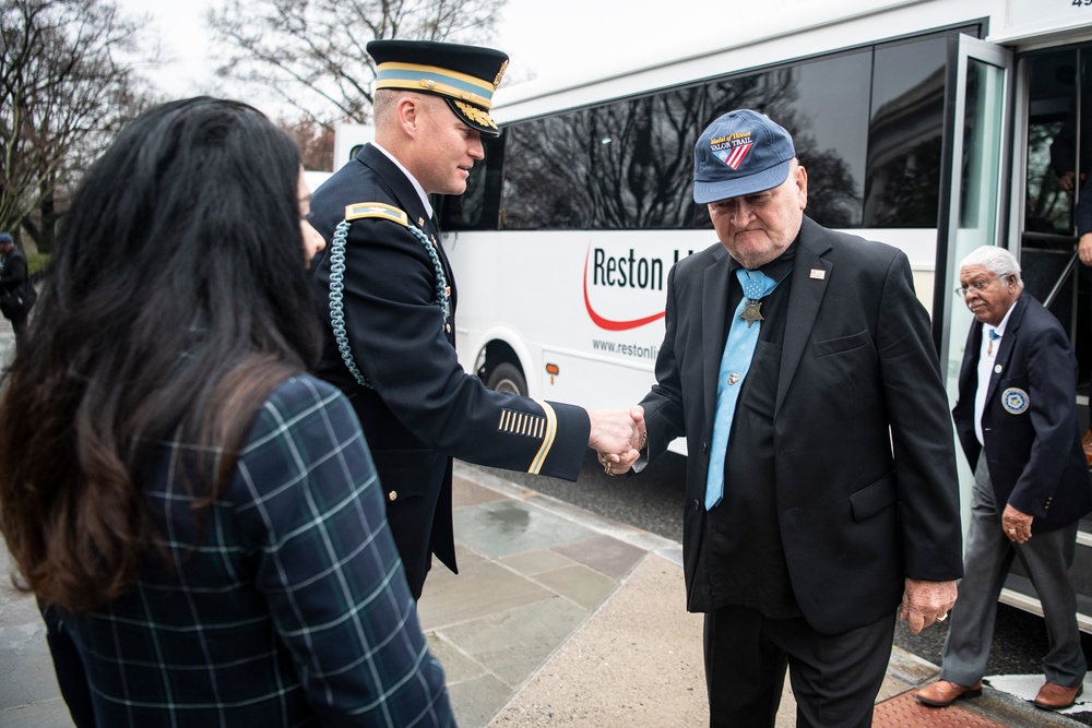 Medal of Honor Recipients Visit Arlington National Cemetery to Commemorate National Medal of Honor Day