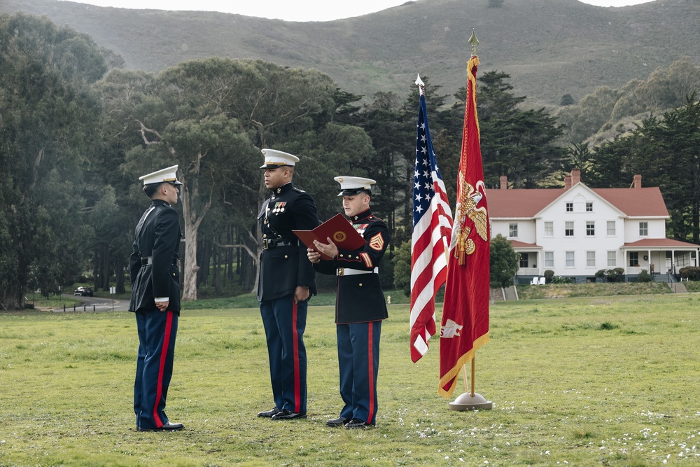 RS San Francisco: 2ndLt Watters-Smith Commissioning Ceremony