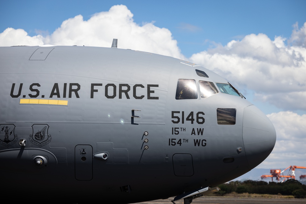 DVIDS - Images - C17 Globemaster III Delivers Equipment in Support of ...