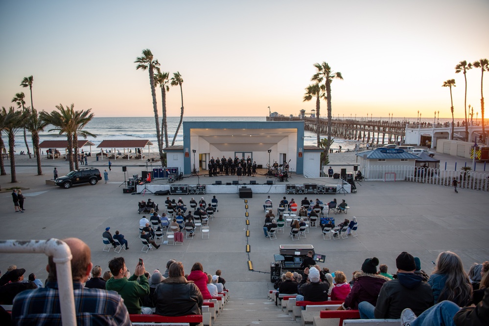 U.S. Navy Band Sea Chanters perform in Oceanside