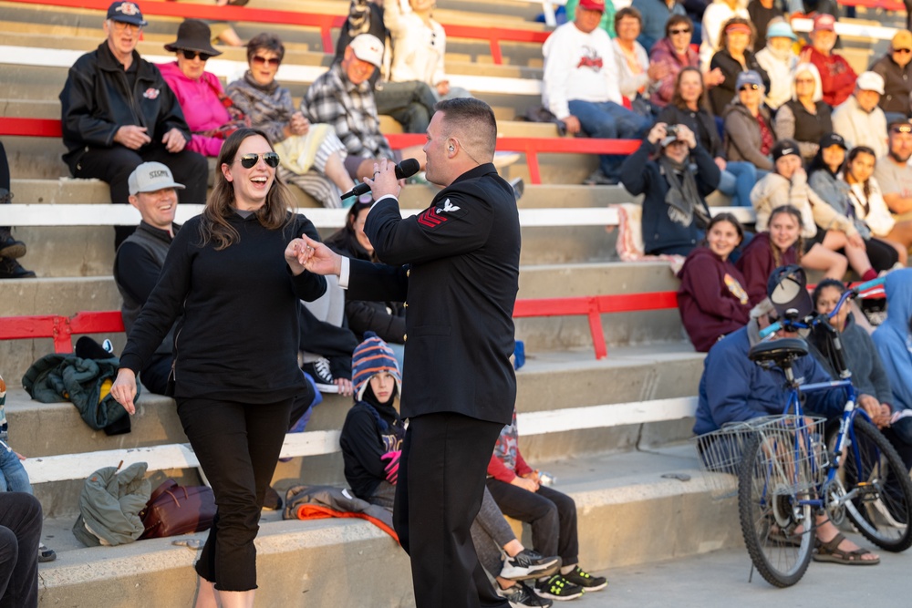 U.S. Navy Band Sea Chanters perform in Oceanside