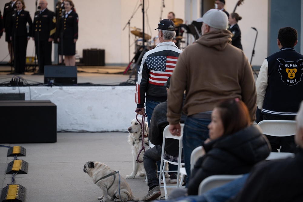 U.S. Navy Band Sea Chanters perform in Oceanside