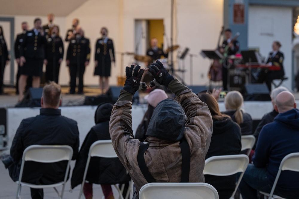 U.S. Navy Band Sea Chanters perform in Oceanside