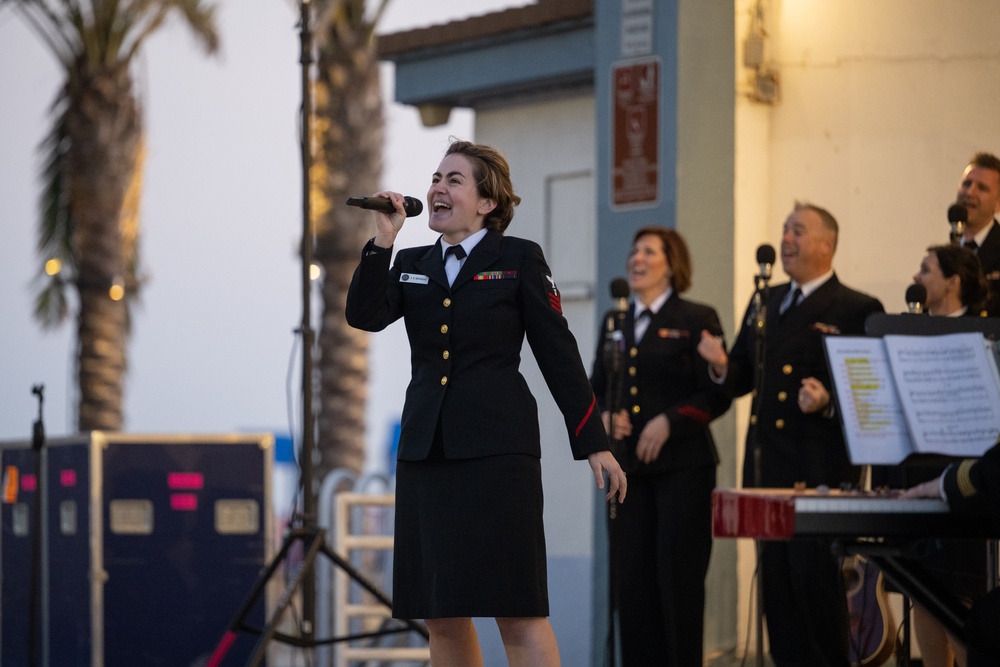 U.S. Navy Band Sea Chanters perform in Oceanside