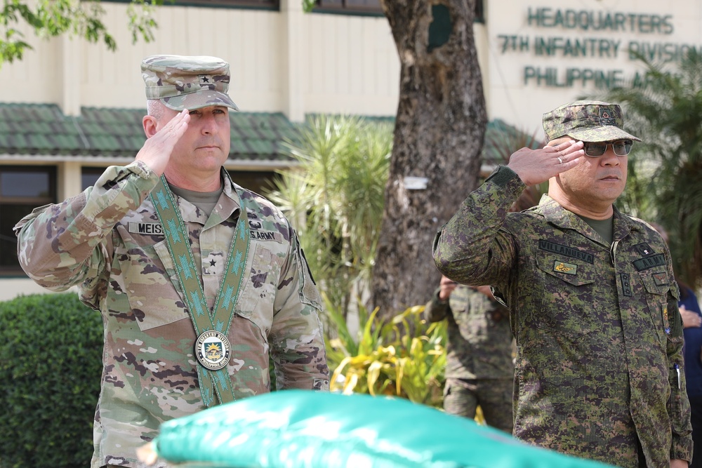 Brig. Gen. Kevin Meisler visit to Fort Magsaysay