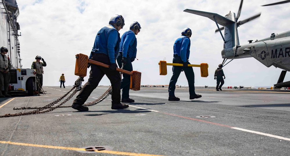 Makin Island Flight Deck Operations