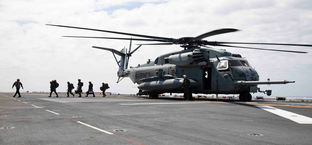 Makin Island Flight Deck Operations