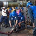 USS Normandy Conducts a Replenishment-at-Sea