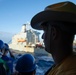 USS Normandy Conducts a Replenishment-at-Sea