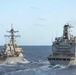 USS Normandy Conducts a Replenishment-at-Sea