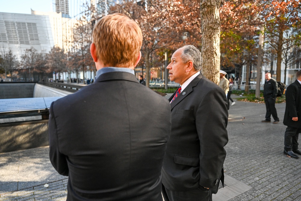 Secretary of the Navy Carlos Del Toro Visits New York during Veterans Day.