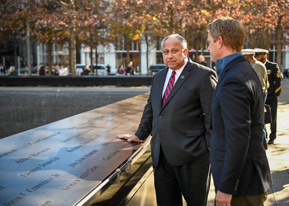 Secretary of the Navy Carlos Del Toro Visits New York during Veterans Day.